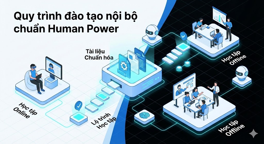 Quy trình đào tạo nội bộ chuẩn: Chuẩn hóa – Theo dõi – Đánh giá