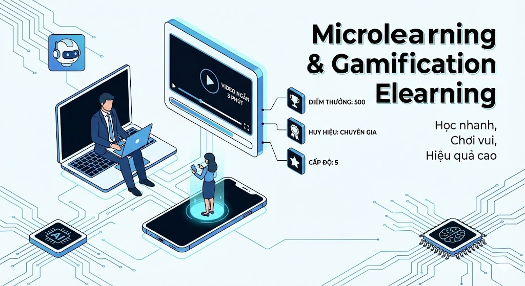 Gamification & Microlearning: Hai phương pháp giúp học nhanh – nhớ lâu